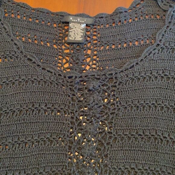E C I New York Woman’s Black Sweater - Picture 2 of 4